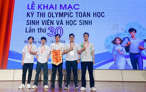 Sinh viên Đại học Đông Á giành huy chương Olympic Toán học toàn quốc 2024